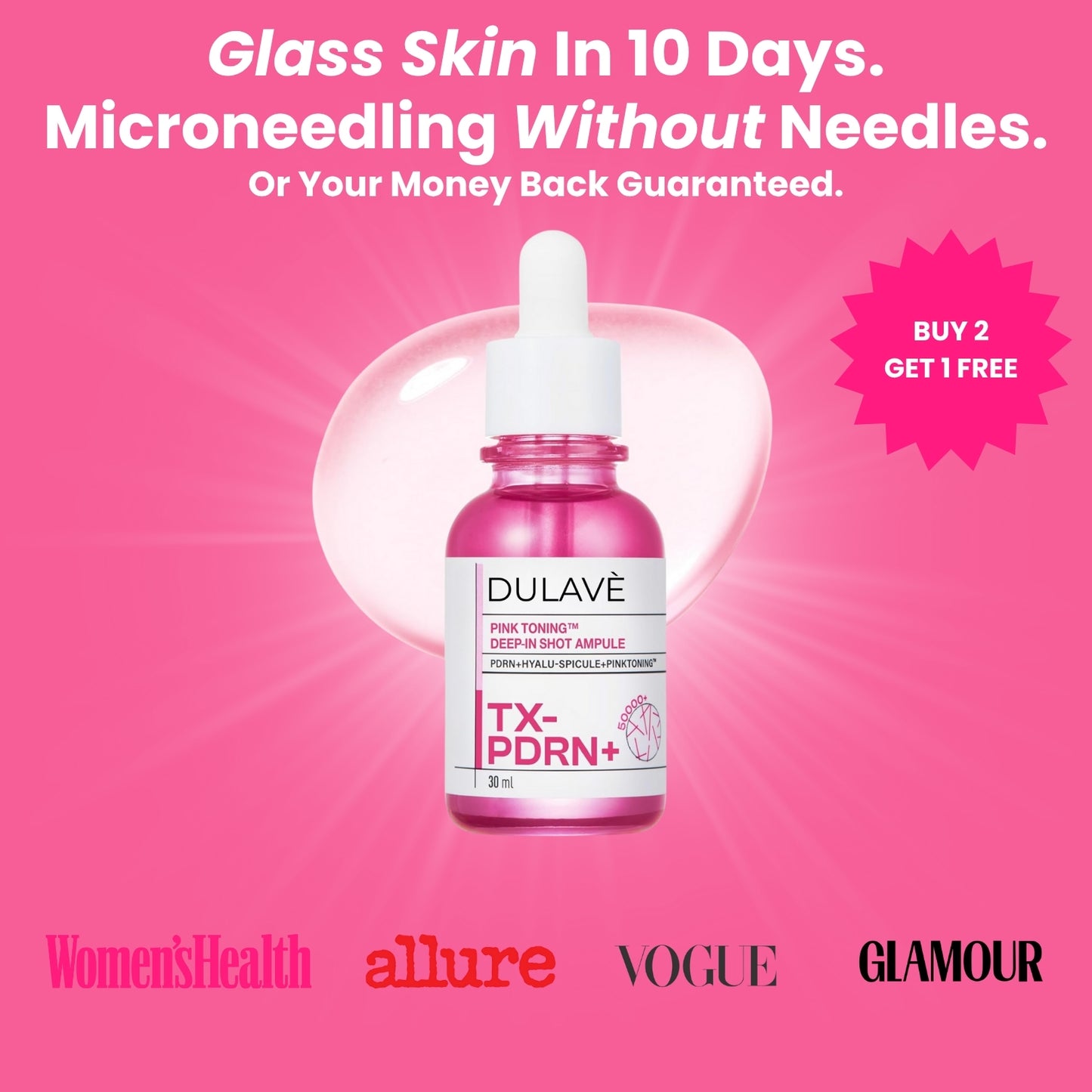 Dulavè™ Pink Toning Ampule For Glass Skin