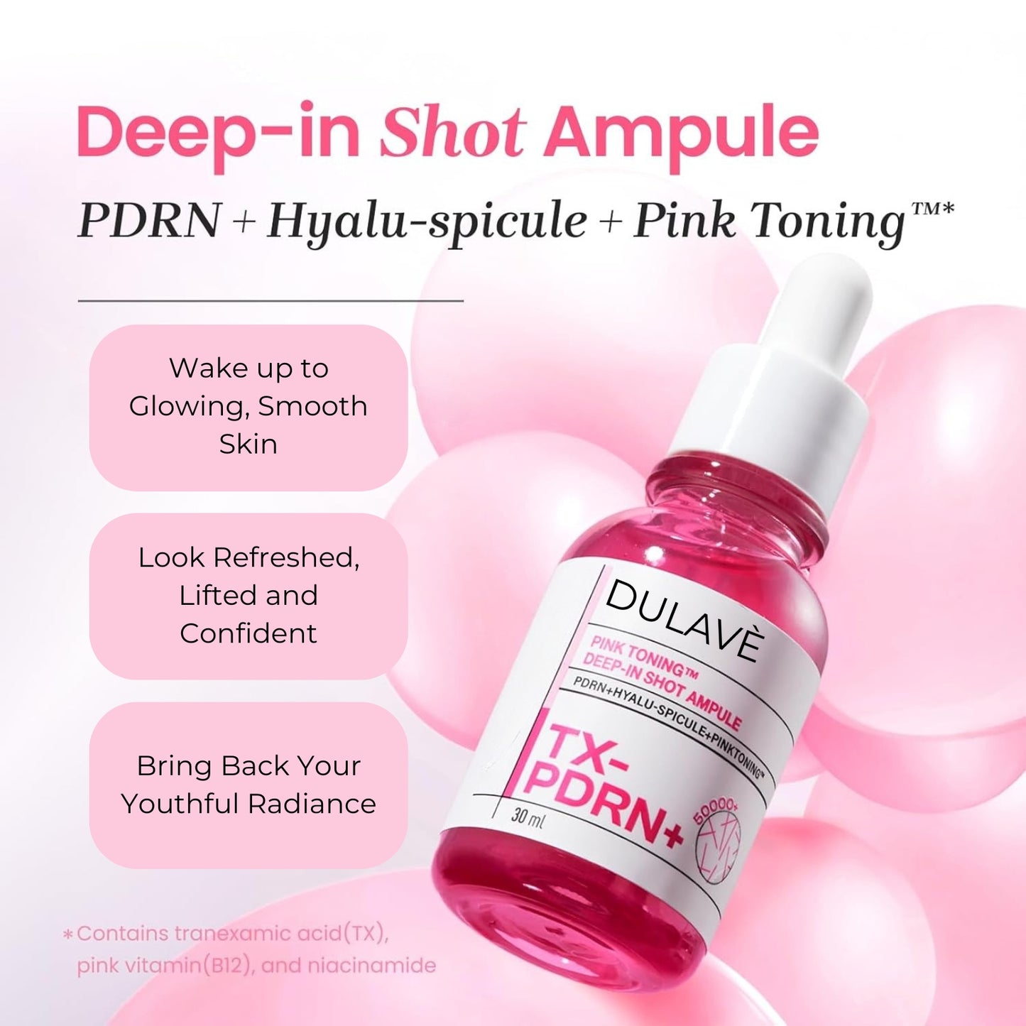 Dulavè™ Pink Toning Ampule For Glass Skin
